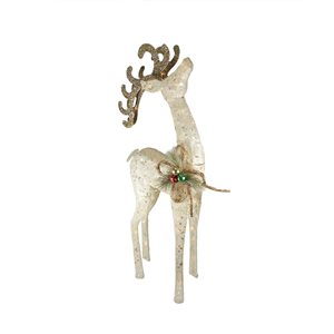 Northlight 46.5-in Freestanding Reindeer with Clear Incandescent Lights