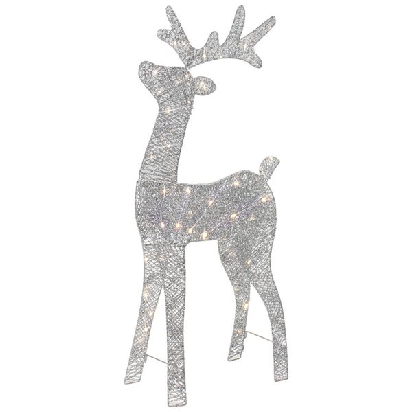 Northlight 39.5-in Freestanding Reindeer with White LED