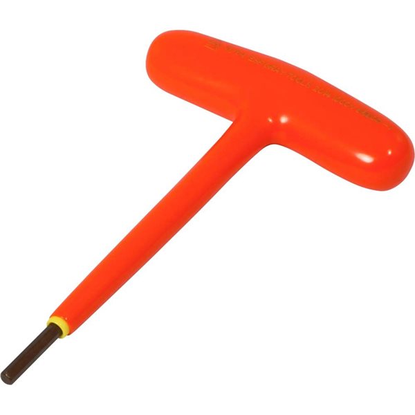 Gray Tools 9/64-in S2 T-handle Hex Key, 1000V Insulated