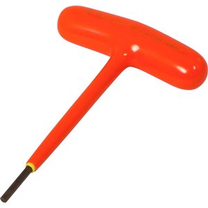 Gray Tools 3 mm T-handle S2 Hex Key, 1000V Insulated