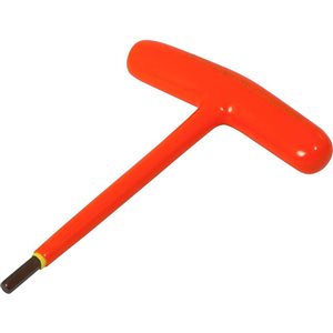 Gray Tools 5 mm T-handle S2 Hex Key, 1000V Insulated