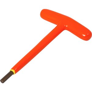 Gray Tools 6 mm T-handle S2 Hex Key, 1000V Insulated
