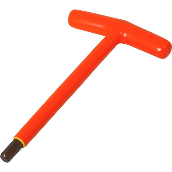 Gray Tools 3/8-in S2 T-handle Hex Key, 1000V Insulated