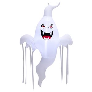Costway 5-ft H Inflatable Halloween Hanging Ghost with LED Lights