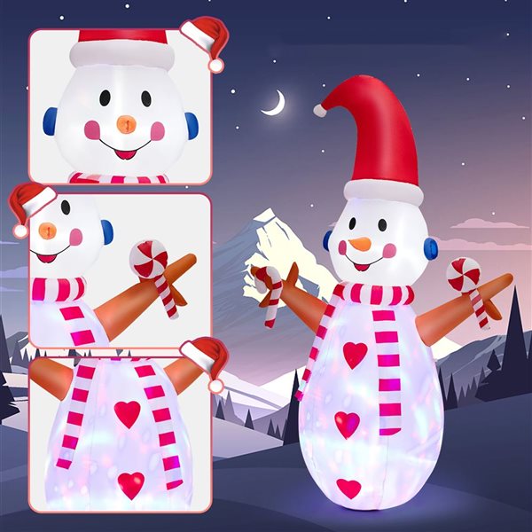 a　SnowMan Set of 4 Snowman family | Costco