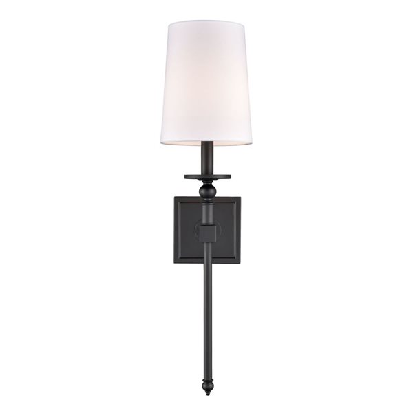 Millennium Lighting 26-in H 1-light Matte Black Modern/contemporary Wall Sconce