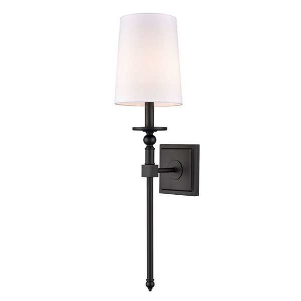 Millennium Lighting 26-in H 1-light Matte Black Modern/contemporary Wall Sconce