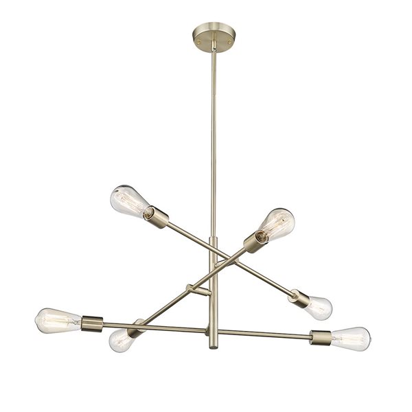 Millennium Lighting Decco Modern Gold Transitional Geometric Standard Large Pendant Light