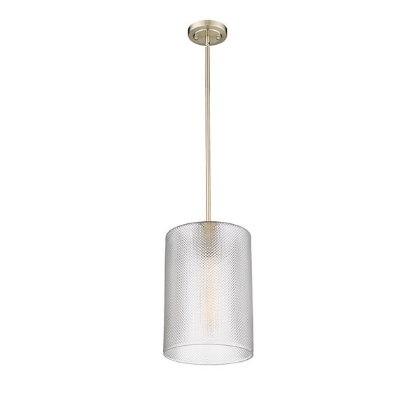 Millennium Lighting Olena Modern Gold Transitional Textured Glass Geometric Standard Medium Pendant Light