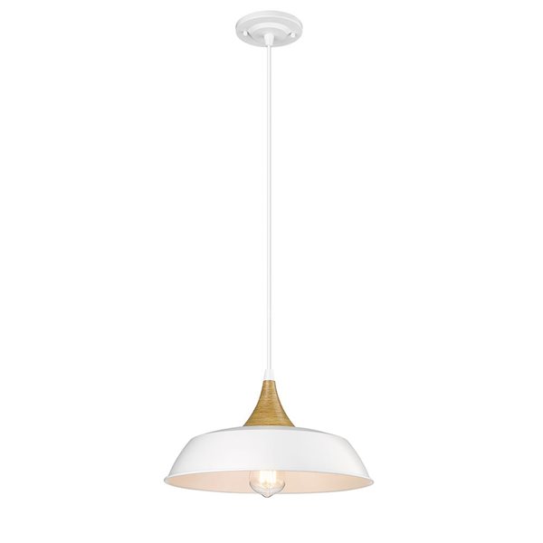 Millennium Lighting Arlo Matte White Transitional Geometric Standard Medium Pendant Light