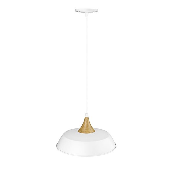 Millennium Lighting Arlo Matte White Transitional Geometric Standard Medium Pendant Light