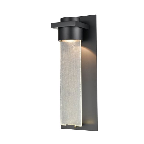 Millennium Lighting Wall Mount 15.79-in Powder Coated Black Hardwired Dark Sky DEL Outdoor Wall Light