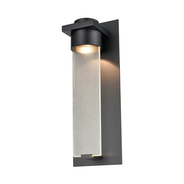 Millennium Lighting Wall Mount 15.79-in Powder Coated Black Hardwired Dark Sky DEL Outdoor Wall Light