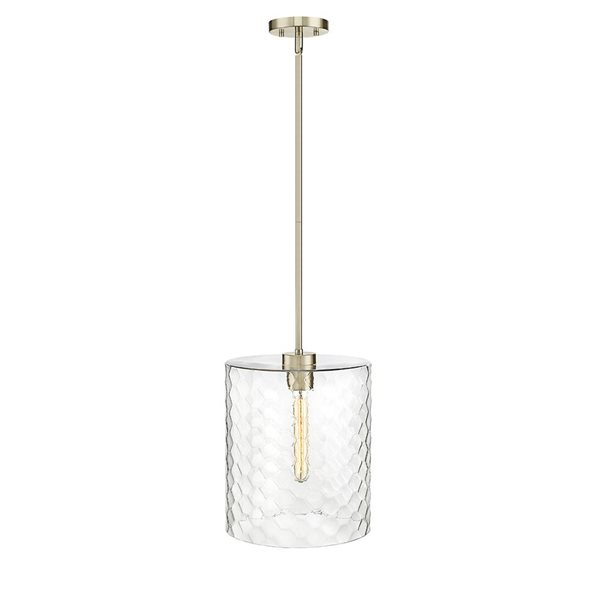 Millennium Lighting Ashli Modern Gold Transitional Clear Glass Geometric Standard Medium Pendant Light