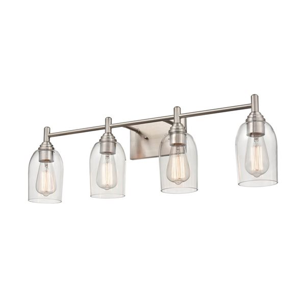 Millennium Lighting Arlett 4-light Nickel Modern/Contemporary Vanity Light