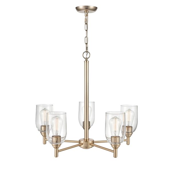 Millennium Lighting Arlett 5-light Modern Gold Modern/Contemporary Chandelier