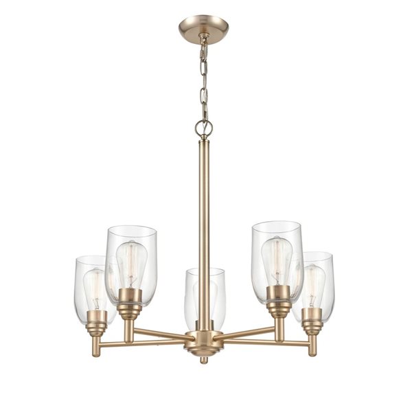 Millennium Lighting Arlett 5-light Modern Gold Modern/Contemporary Chandelier