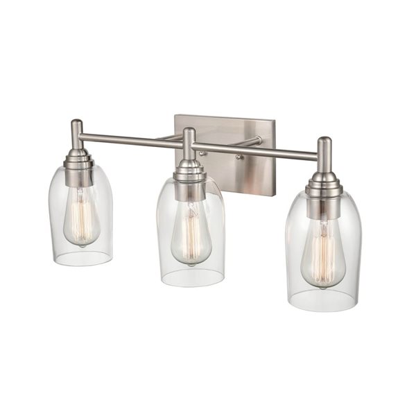 Millennium Lighting Arlett 3-light Nickel Modern/Contemporary Vanity Light