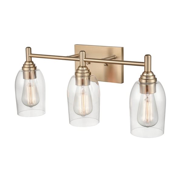 Millennium Lighting Arlett 3-light Gold Modern/contemporary Vanity Light