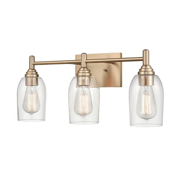 Millennium Lighting Arlett 3-light Gold Modern/contemporary Vanity Light