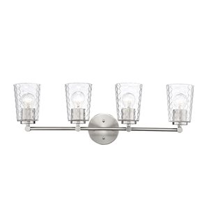 Millennium Lighting Ashli 4-light Nickel Transitional Vanity Light