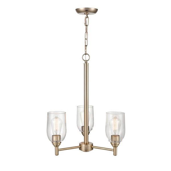 Millennium Lighting Arlett 3-light Modern Gold Modern/Contemporary Chandelier