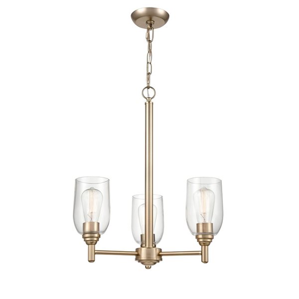 Millennium Lighting Arlett 3-light Modern Gold Modern/Contemporary Chandelier