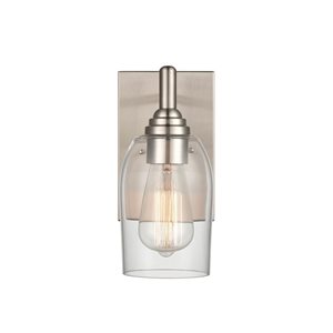 Millennium Lighting Arlett 4.75-in W 1-light Brushed Nickel Modern/Contemporary Wall Sconce