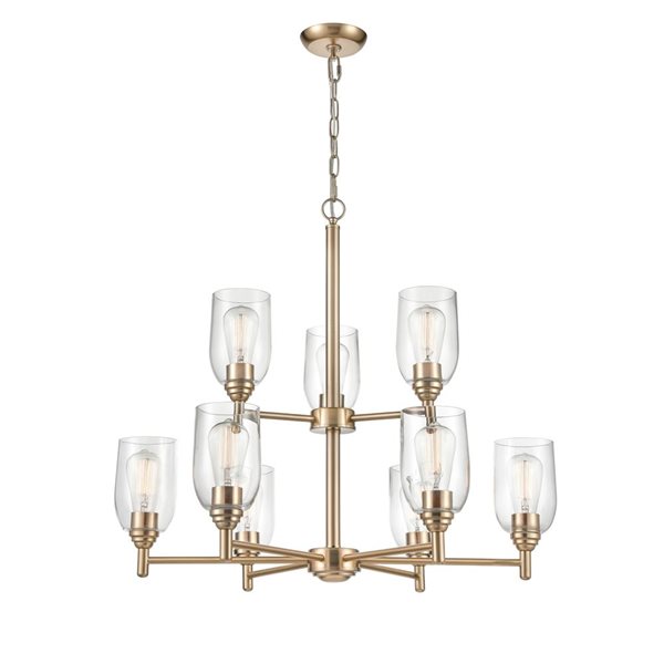 Millennium Lighting Arlett 9-light Modern Gold Modern/Contemporary Chandelier