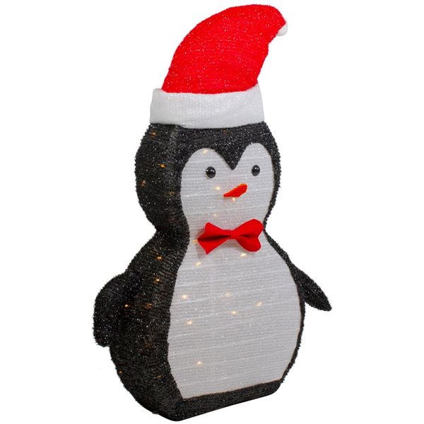 Northlight 28-in Penguin Christmas Decoration with LED Lights