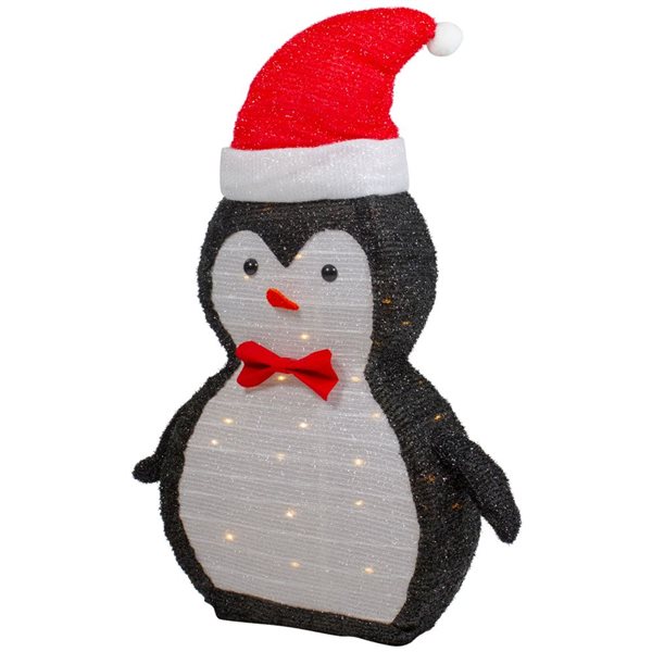 Northlight 28-in Penguin Christmas Decoration with LED Lights