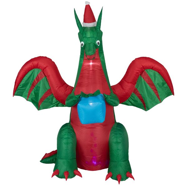 Northlight 6-ft Lighted Dragon Christmas Inflatable