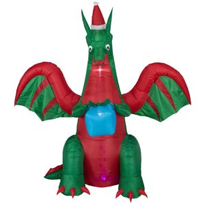 Northlight 6-ft Lighted Dragon Christmas Inflatable