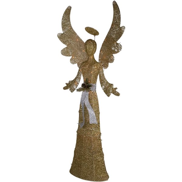 Northlight 68-in Golden Angel Christmas Decoration with Lights