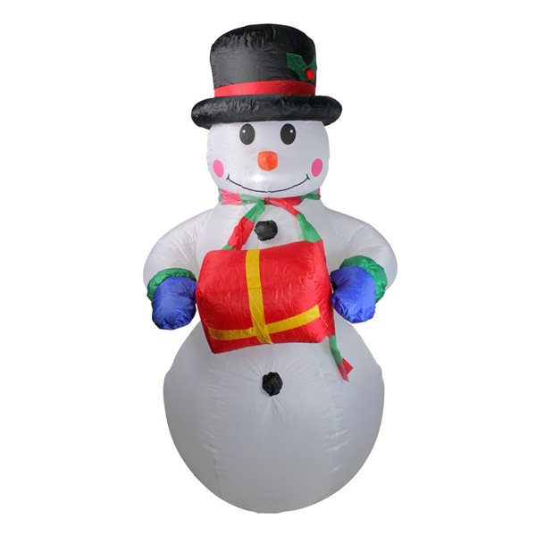 Northlight 5-ft Lighted Snowman Christmas Inflatable 32912560 | RONA