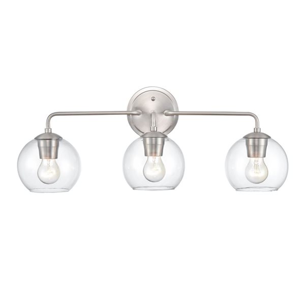 Millennium Lighting Ashford 4-light Nickel Transitional Vanity Light Bar