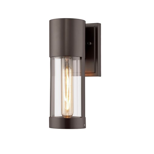 Millennium Lighting Hester 10.6-in H Powder Coat Bronze Hardwired Medium Base (E-26) Outdoor Wall Light