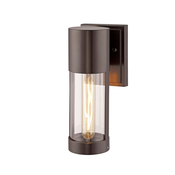 Millennium Lighting Hester 10.6-in H Powder Coat Bronze Hardwired Medium Base (E-26) Outdoor Wall Light