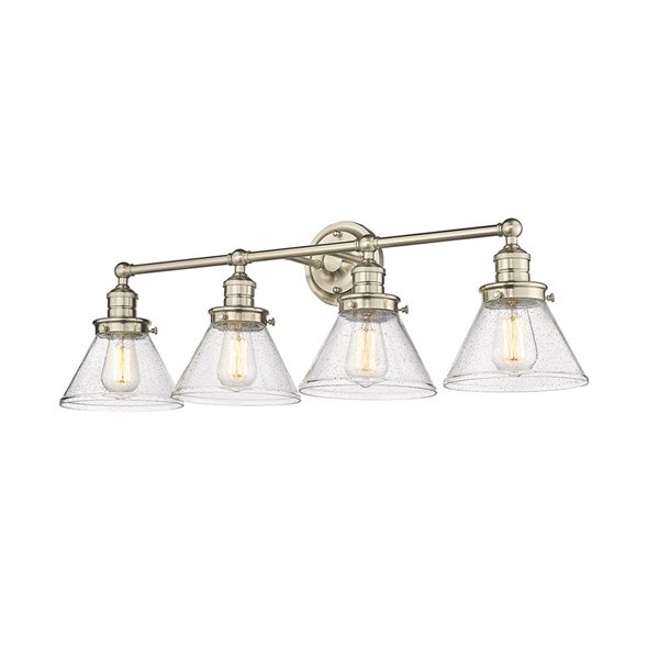 Millennium Lighting Eyden 4-light Gold Transitional Vanity Light