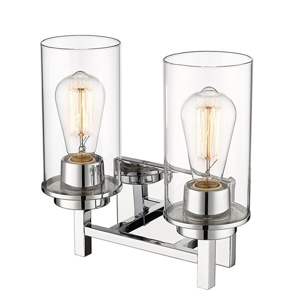 Millennium Lighting Janna 2-light Chrome Modern/contemporary Vanity Light