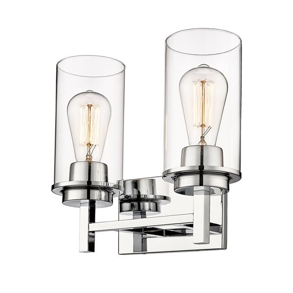 Millennium Lighting Janna 2-light Chrome Modern/contemporary Vanity Light