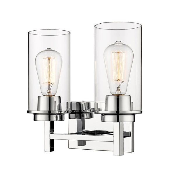 Millennium Lighting Janna 2-light Chrome Modern/contemporary Vanity Light