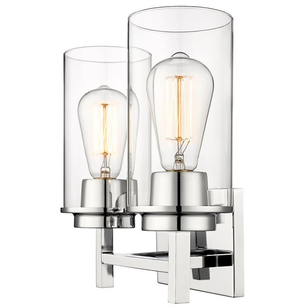 Millennium Lighting Janna 2-light Chrome Modern/contemporary Vanity Light