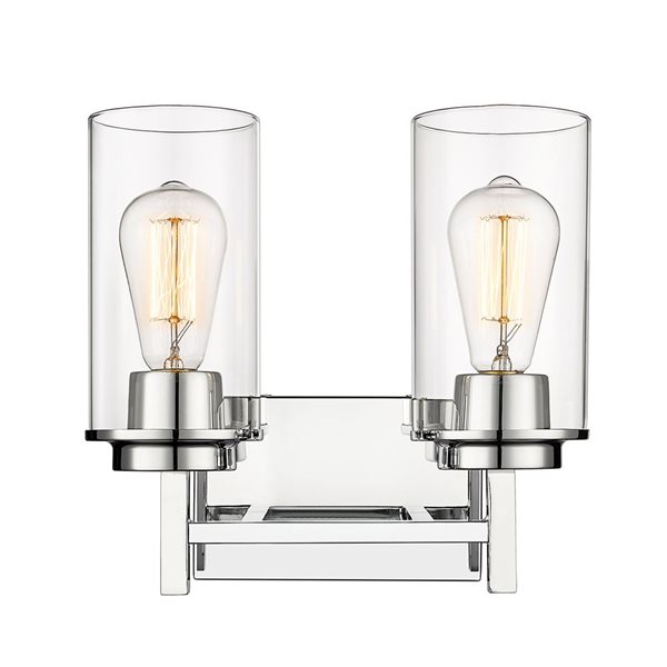 Millennium Lighting Janna 2-light Chrome Modern/contemporary Vanity Light