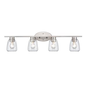 Millennium Lighting Ashford 4-light Brushed Nickel Transitional Vanity Light Bar