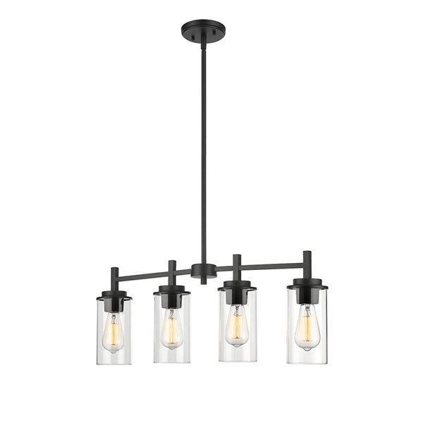 Millennium Lighting Janna 4light Matte Black Modern/Contemporary