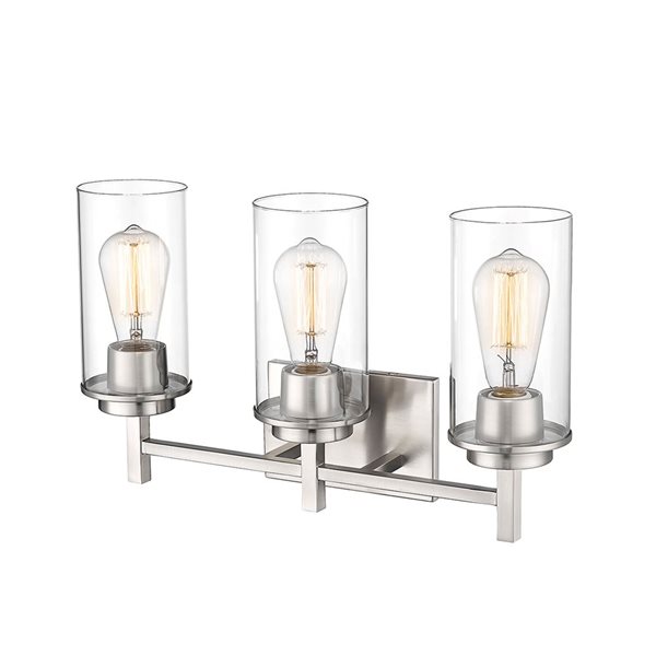 Millennium Lighting Janna 3-light Nickel Modern/contemporary Vanity Light