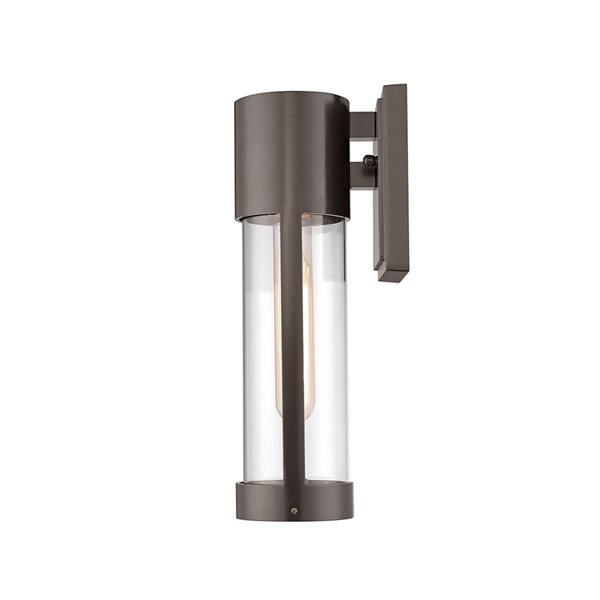 Millennium Lighting Hester 12.5-in H Powder Coat Bronze Hardwired Medium Base (E-26) Outdoor Wall Light