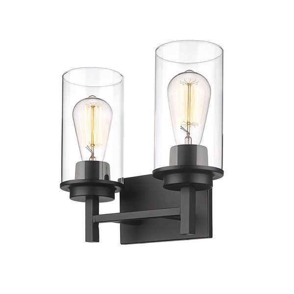 Millennium Lighting Janna 2-light Black Modern/contemporary Vanity Light