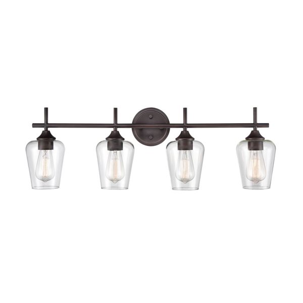 Millennium Lighting Ashford 4-Light Bronze Transitional Vanity Light Bar